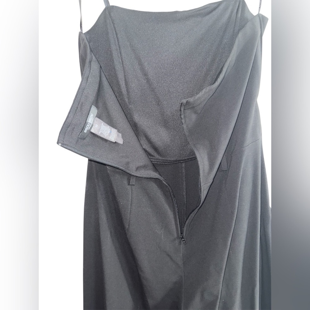 Bisou Bisou Strapless Black Wide Leg Jumpsuit 10 - Picture 6 of 10